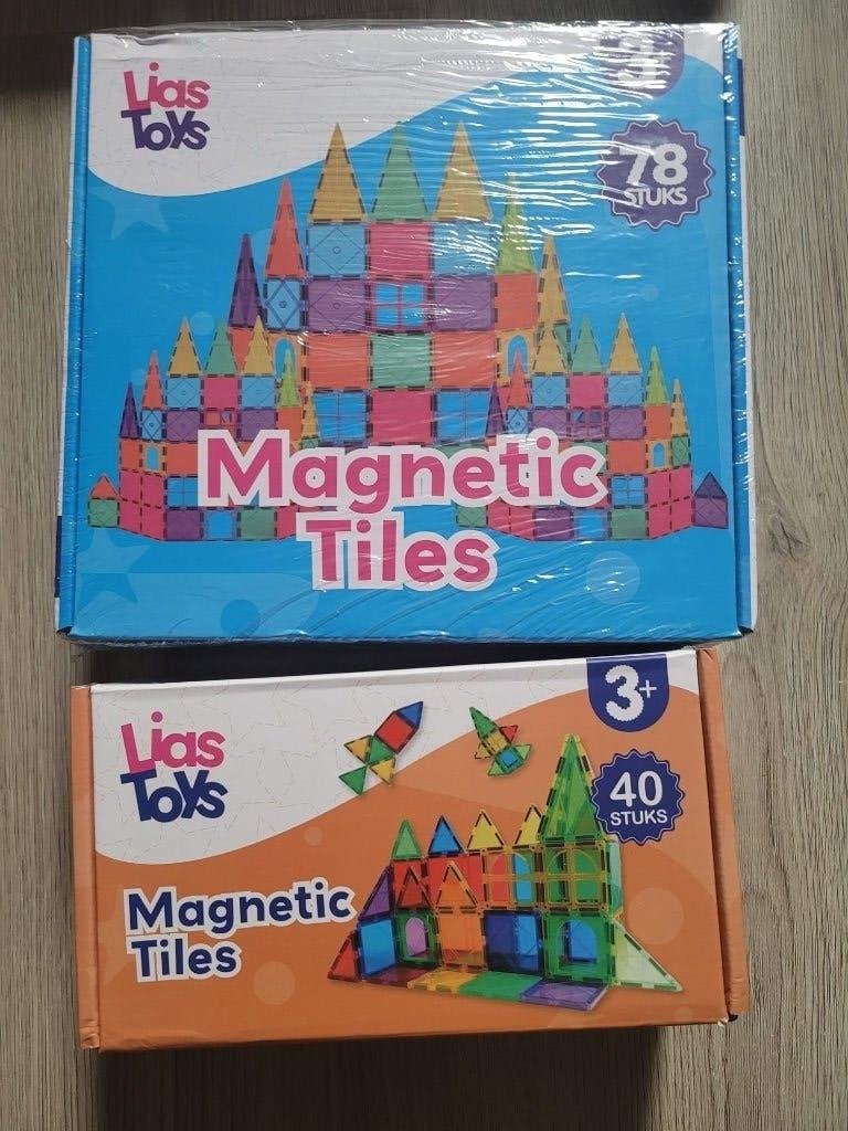 Magnetic Tiles Bouwset - 78 + 40 Stuks (Nieuw), Kinderen en Baby's, Overige merken, Nieuw, Ophalen of Verzenden, Onbekend e-mailadres, gelieve contact op te nemen met de fabrikant voor details.