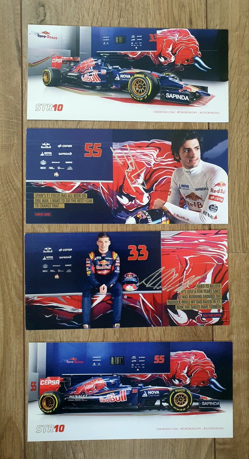 Max Verstappen Red Bull Driver Cards, Ophalen of Verzenden, Zo goed als nieuw, Formule 1