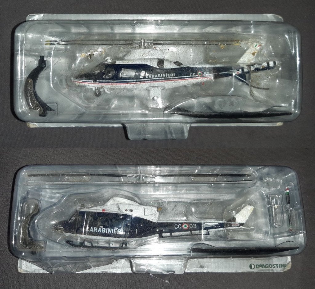 Deagostini Carabinieri helikopter helicopter Huey en Agusta, Verzenden, Nieuw, Schaalmodel