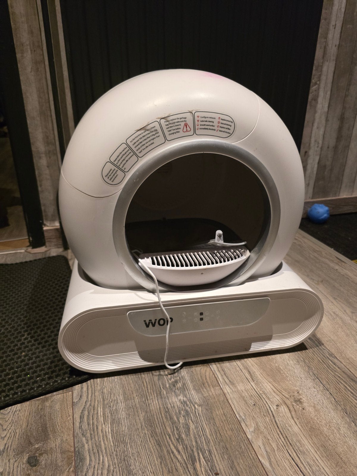 Automatische WOP kattenbak met uitloopmat, Meerdere dieren, 0 tot 2 jaar