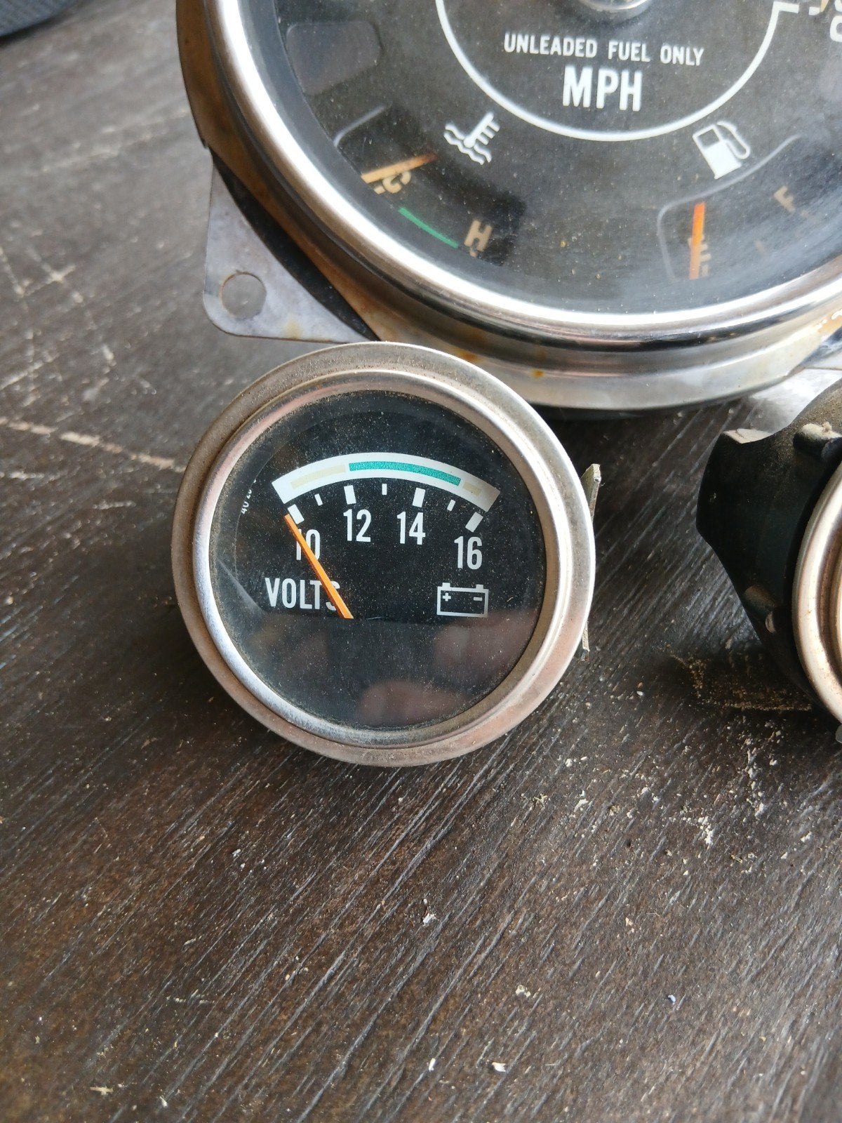 jeep cj5 cj7 meters oil en volts, Ophalen of Verzenden, Jeep