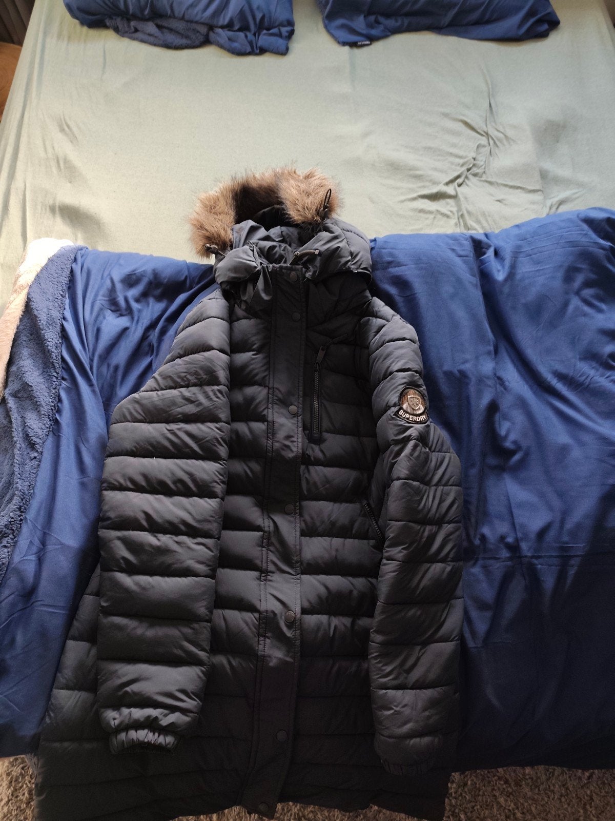 Superdry winterjas, Kleding | Dames, Maat 38/40 (M), Ophalen of Verzenden, Zo goed als nieuw, Superdry