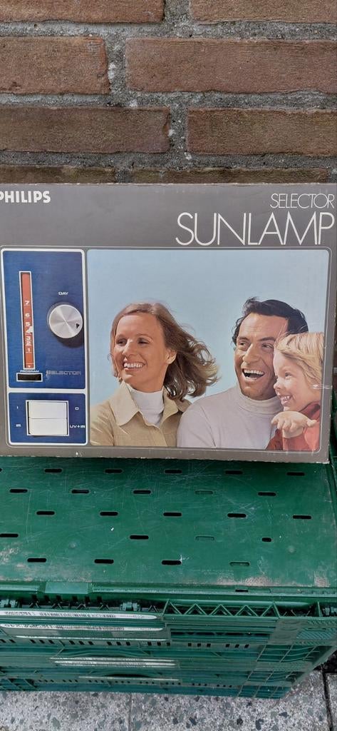 Vintage Philips Selector Sunlamp HP 3110 - Gezichtsbruiner, Witgoed en Apparatuur, Zonnebanken en Gezichtsbruiners, Ophalen of Verzenden