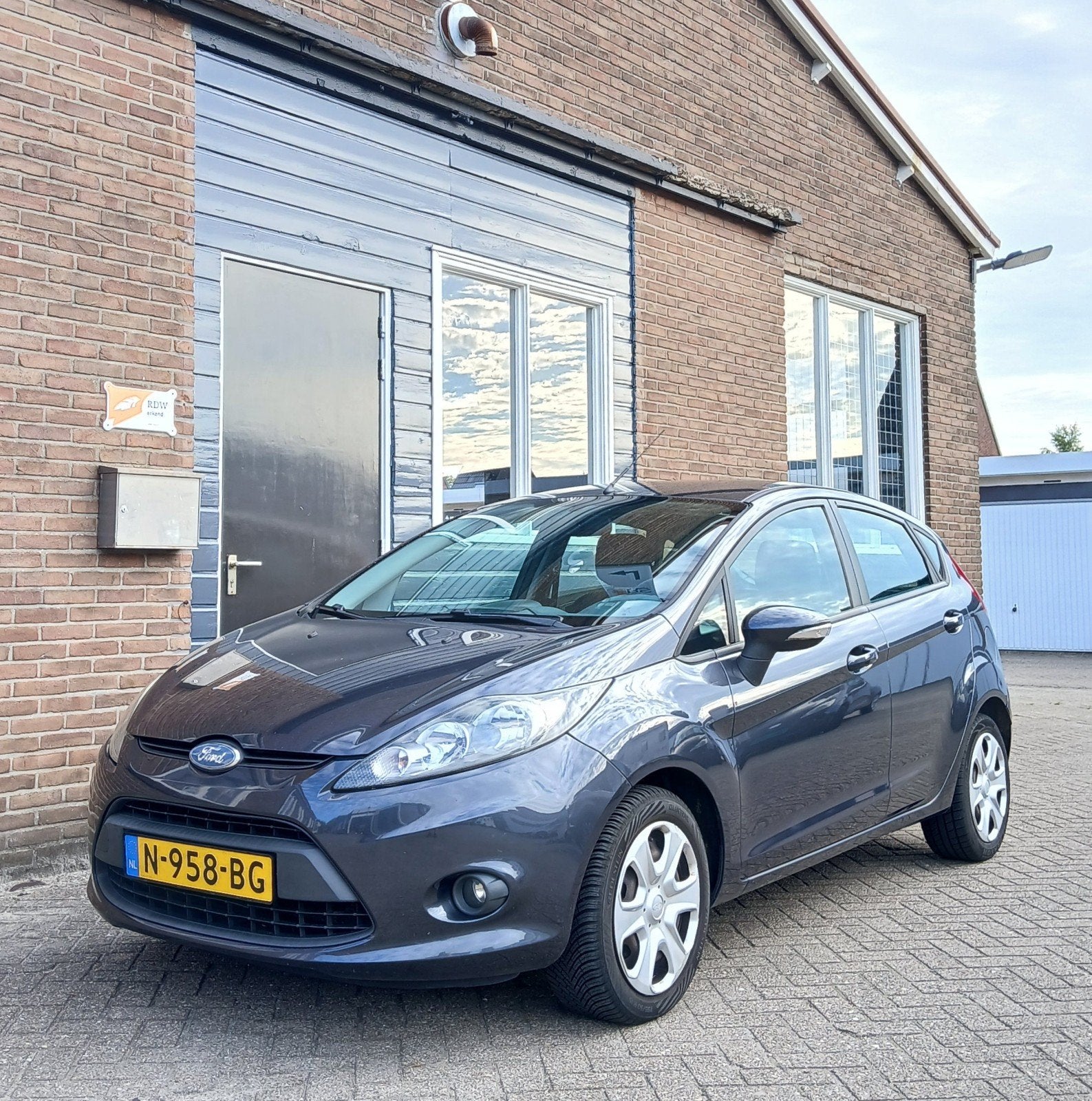 Ford Fiësta 1.25 Trend / Bj.2009 / Airco / APK 06-2027, Voorwielaandrijving, Stof, 600 kg, 1242 cc