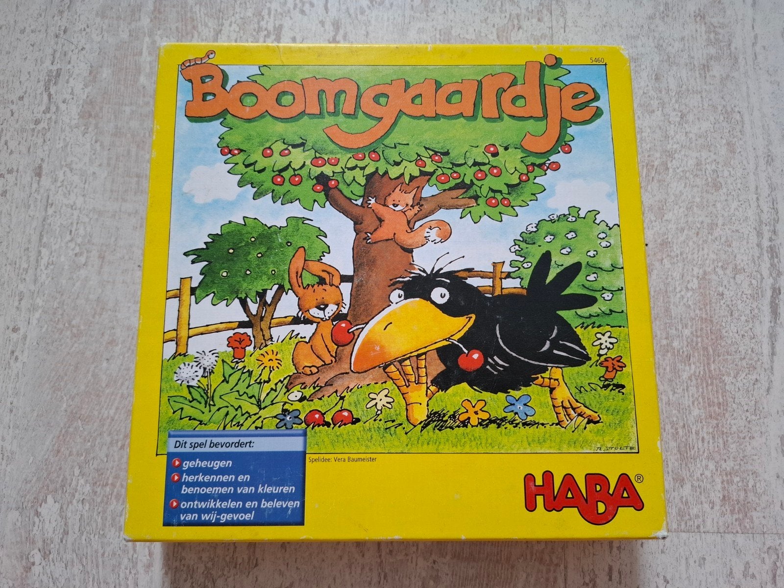 Boomgaardje HABA bordspel - Geheugen en kleuren spel, Hobby en Vrije tijd, Gezelschapsspellen | Bordspellen, Een of twee spelers