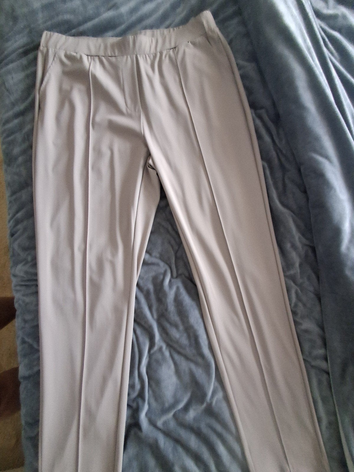 Travelstof broek xxl grijs/toupe, Verzenden, Zo goed als nieuw, Grijs, Legging