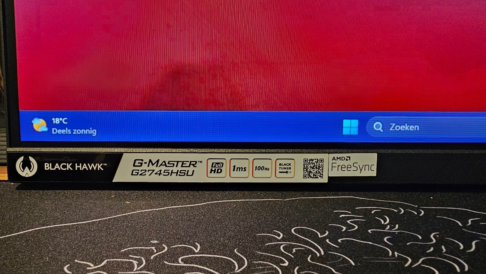 Foto 3 van Iiyama G-MASTER G2745HSU 100hz 1ms Full HD Gaming Monitor