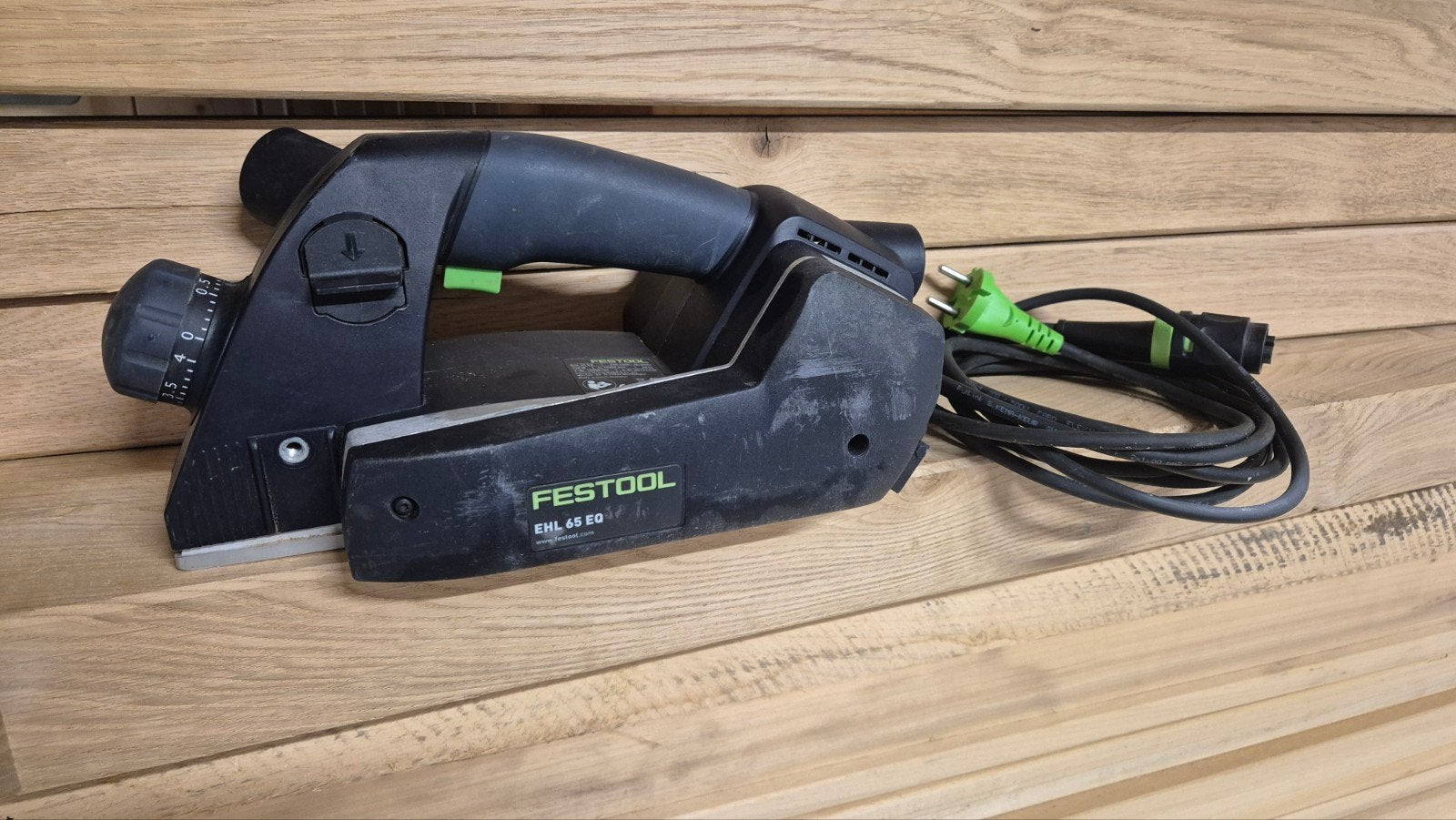 Festool EHL 65 EQ Eenhandschaafmachine - 720W, 2014, Ophalen of Verzenden, Gebruikt