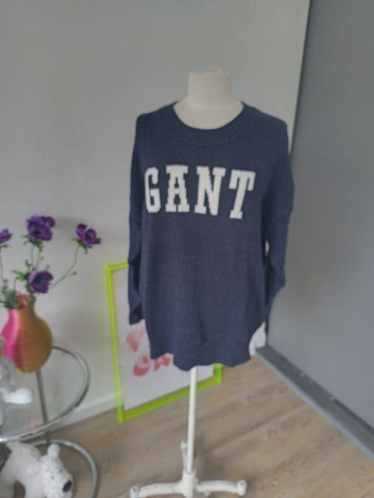 Mooie trui van Gant maat xxl, zgan, Kleding | Dames, Truien en Vesten, Ophalen, Blauw, Maat 46/48 (XL) of groter, Zo goed als nieuw