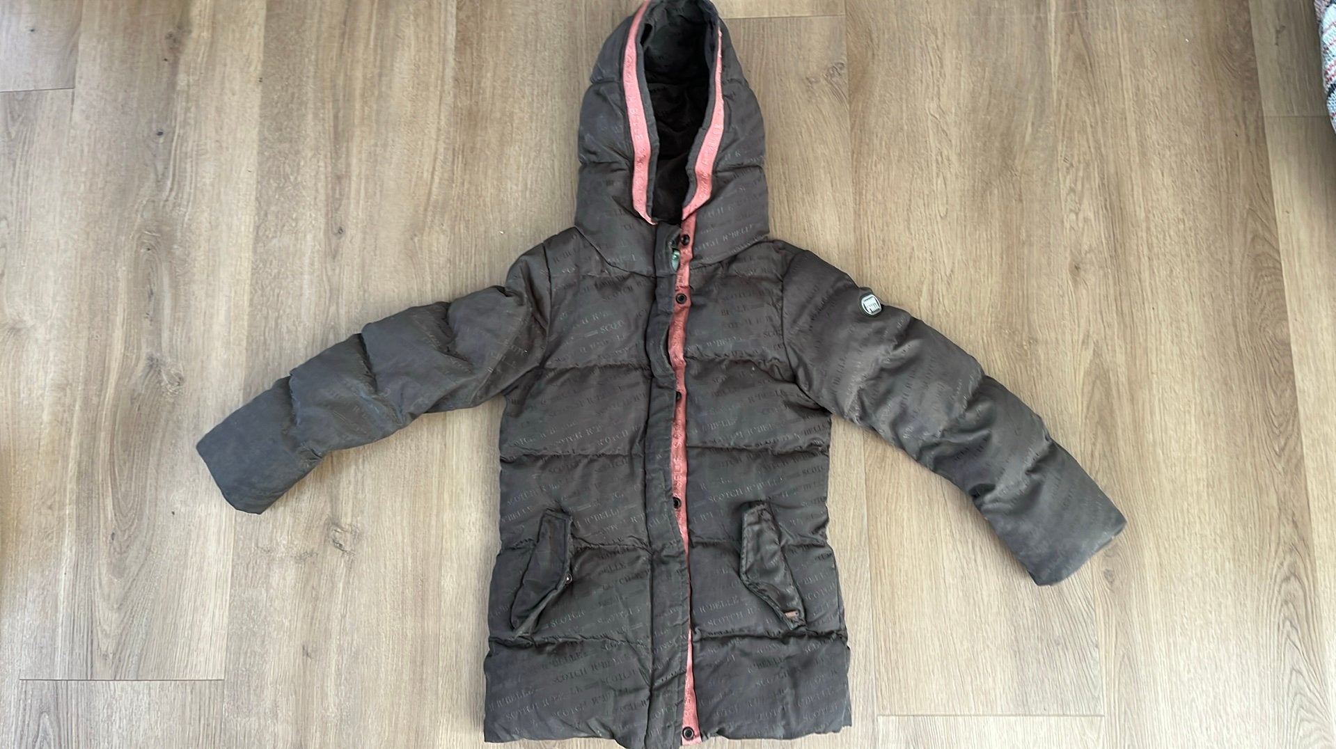 Scotch&Soda einterjas meisje 128, Ophalen of Verzenden, Gebruikt, Meisje, Jas