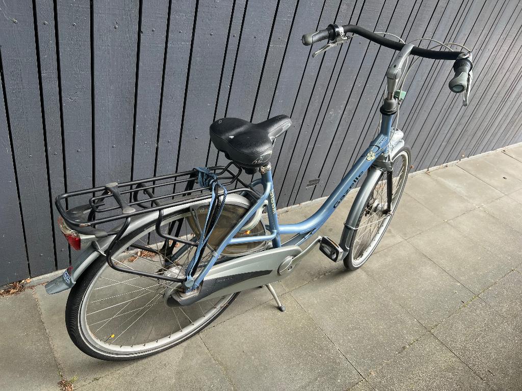 Moeder fiets gazelle bloom, Fietsen en Brommers, Fietsen | Dames | Moederfietsen, Gebruikt, Gazelle, 50 tot 53 cm, 2 zitjes, Trommelrem
