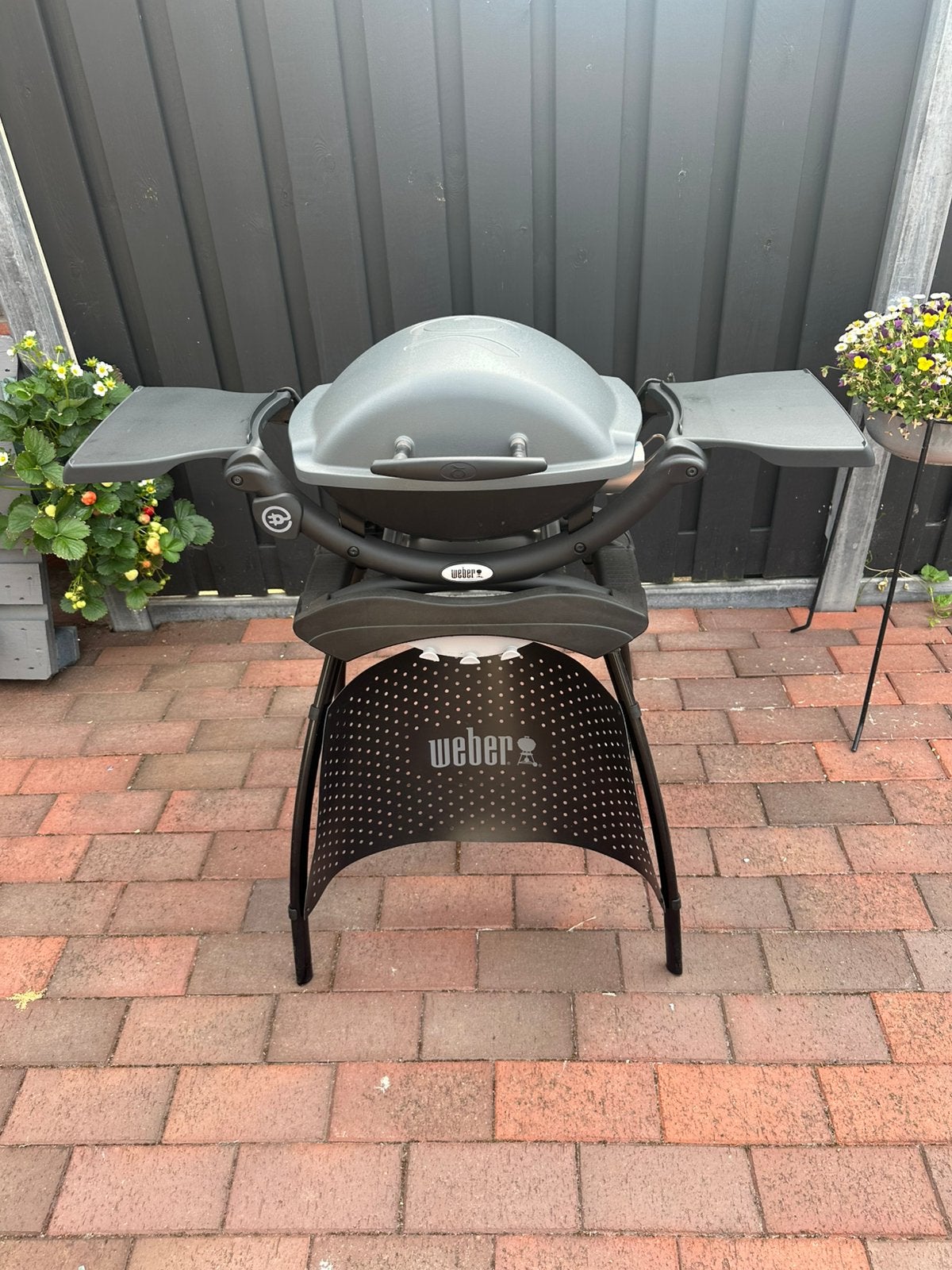 Weber Q 1400 elektrische barbecue bbq, Ophalen, Zo goed als nieuw