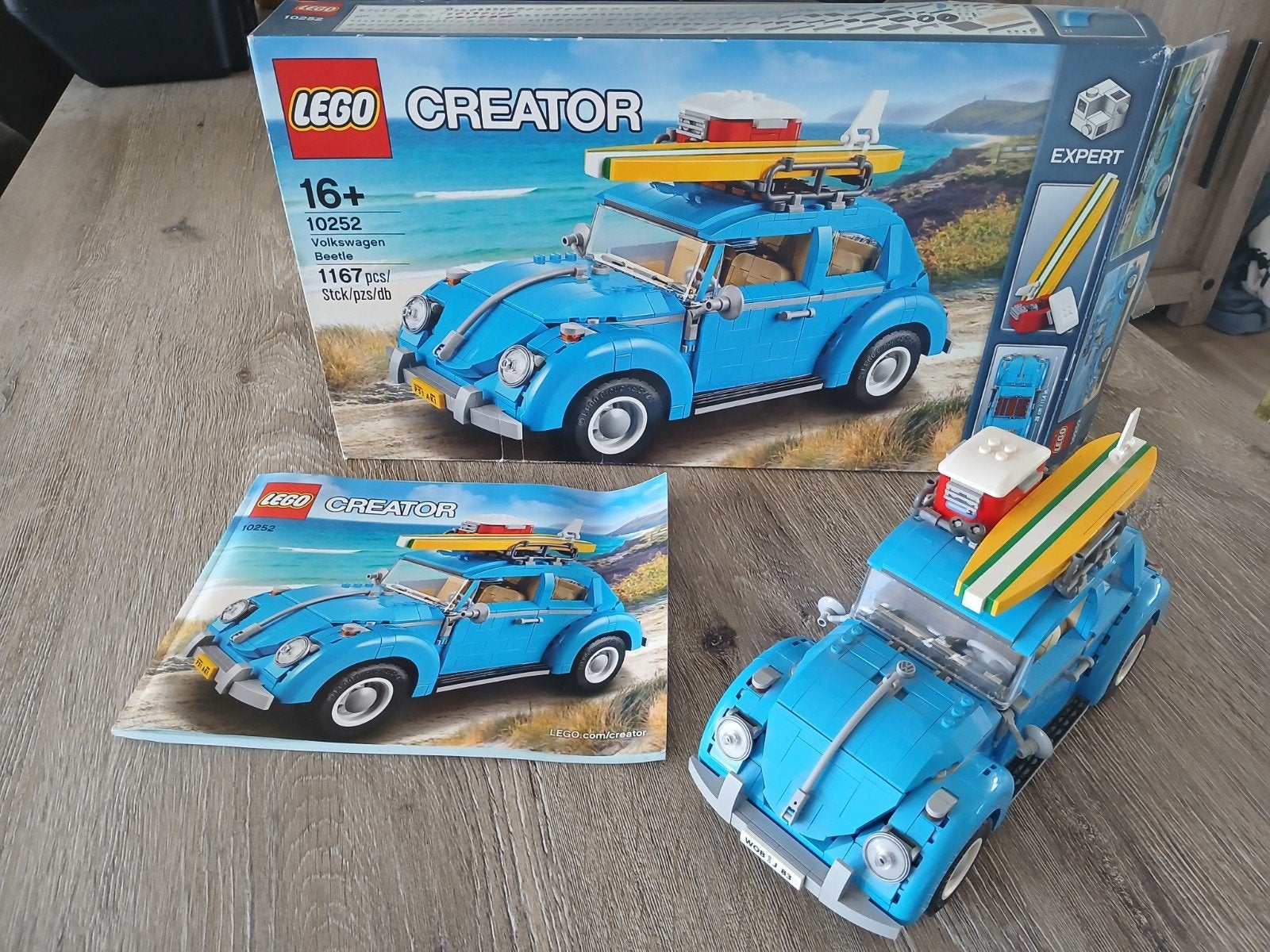LEGO Creator Volkswagen Kever 10252 met doos en boekje, Compleet, Lego, Nieuw, Ophalen of Verzenden