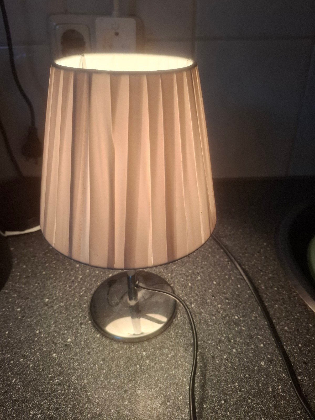 Lief klein schermerlampje, Gebruikt, Ophalen of Verzenden, Stof, Modern, Klassiek, Sfeervol