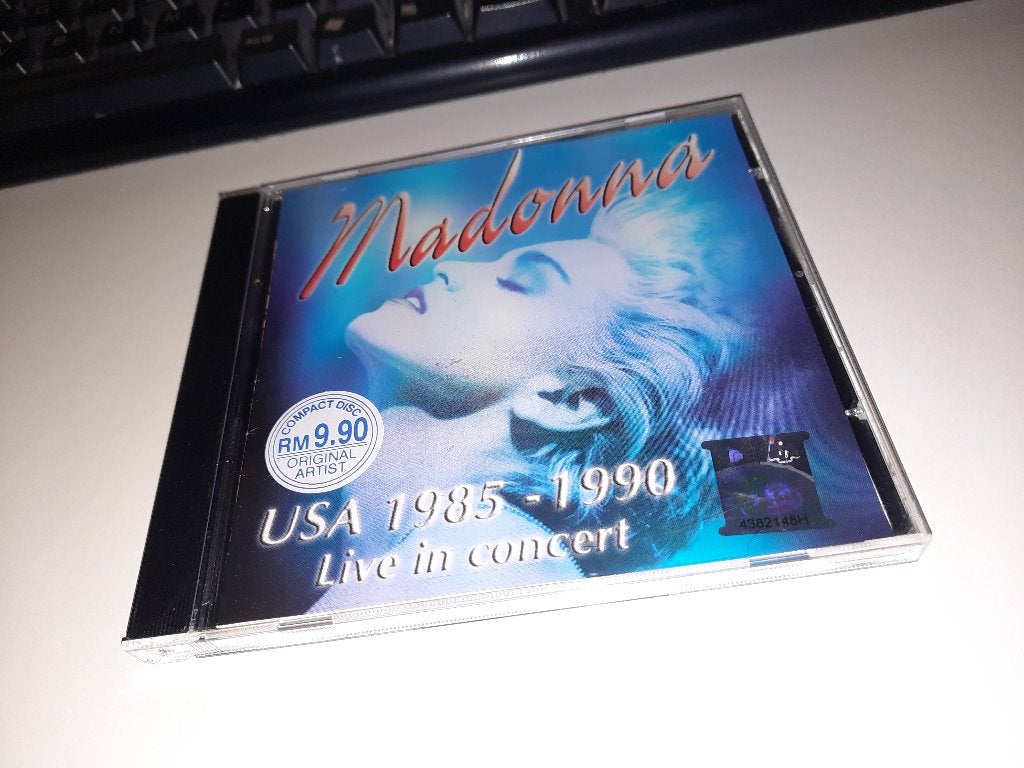 CD MEGA RARE Madonna – USA 1985 - 1990 Live In Concert, Ophalen, Zo goed als nieuw, Album