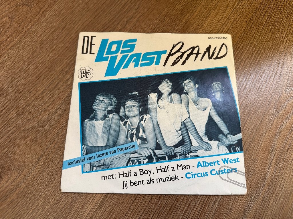 Vinyl single De Los Vast Band / Circus Custers / Albert West, Ophalen of Verzenden, Gebruikt, Nederlandstalig
