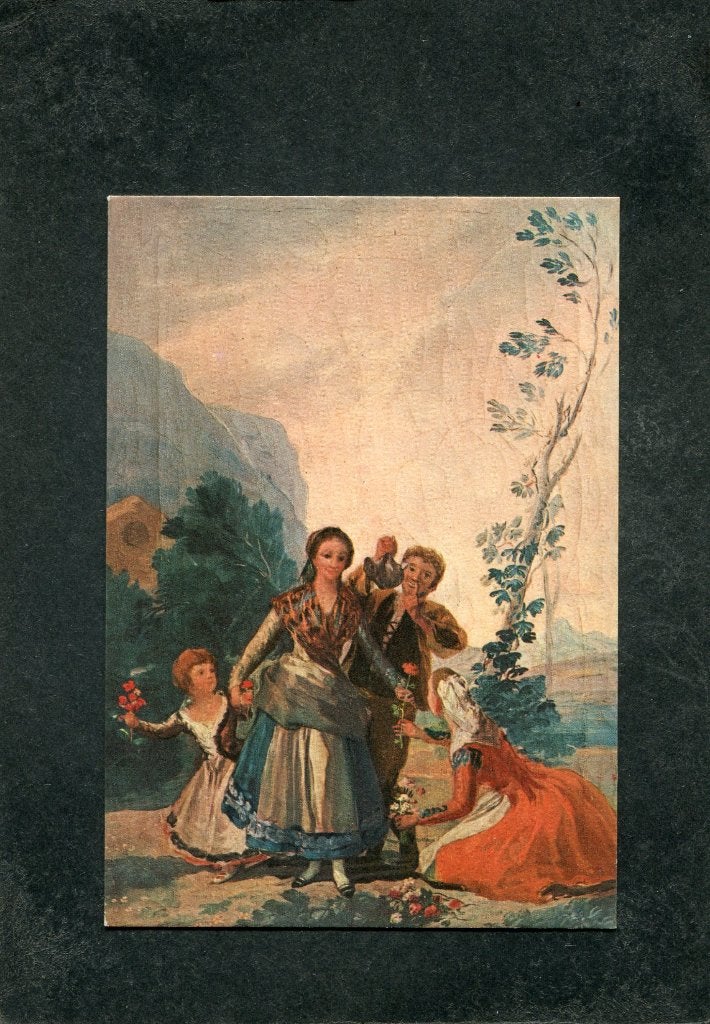 Ansicht F. de Goya - La Primavera, Verzamelen, Verzenden, 1980 tot heden, Ongelopen