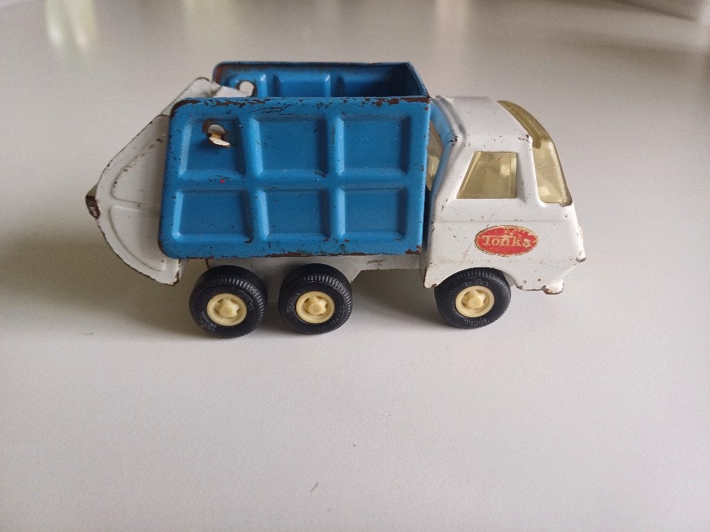 Tonka vuilniswagen, Ophalen of Verzenden, Gebruikt, Bus of Vrachtwagen