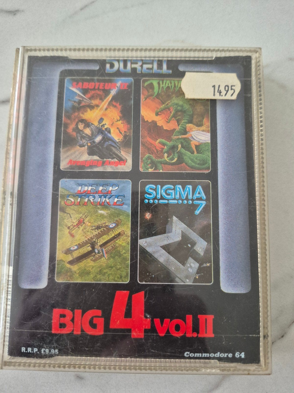 Durell Big 4 Vol. II C64 (Saboteur II, Thanatos, Dee, Spelcomputers en Games, Games | Overige, Gebruikt, Overige genres, 1 speler