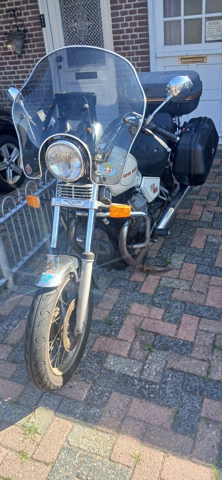 moto guzzi v65 florida, Motoren, Cardan-aandrijving, 2 cilinders, Gebruikt, Particulier