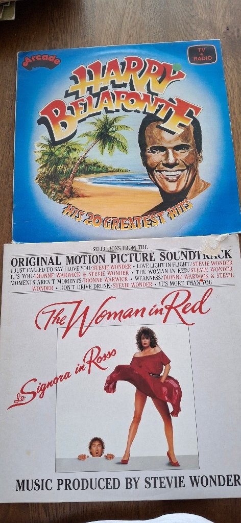 Elpee Harry Belafonte en Stevie Wonder, Ophalen of Verzenden, Gebruikt, Pop, LP