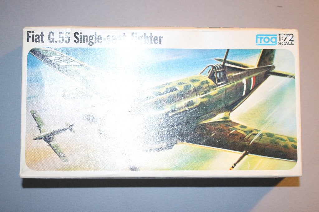 Fiat G.55 Single Seat Fighter Frog 1/72, Overige merken, 1:72 tot 1:144, Ophalen of Verzenden, Zo goed als nieuw