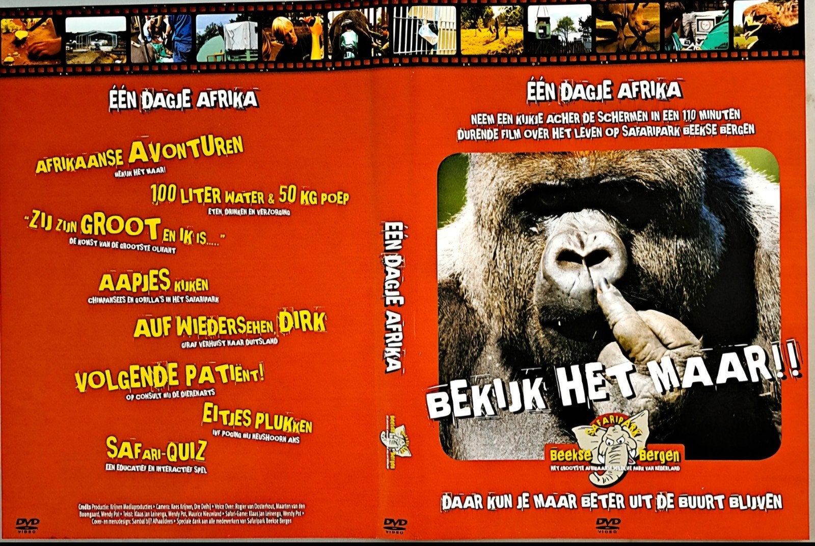 DVD: Een Dagje Afrika - Safaripark Beekse Bergen, Cd's en Dvd's, Ophalen of Verzenden