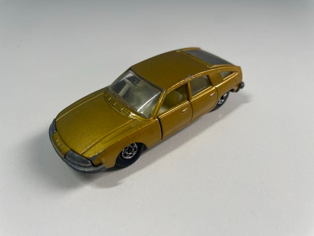 Matchbox Lesney Superfast No. 56 BMC 1800 Pininfarina Goud, Ophalen of Verzenden, Gebruikt, Auto, Matchbox