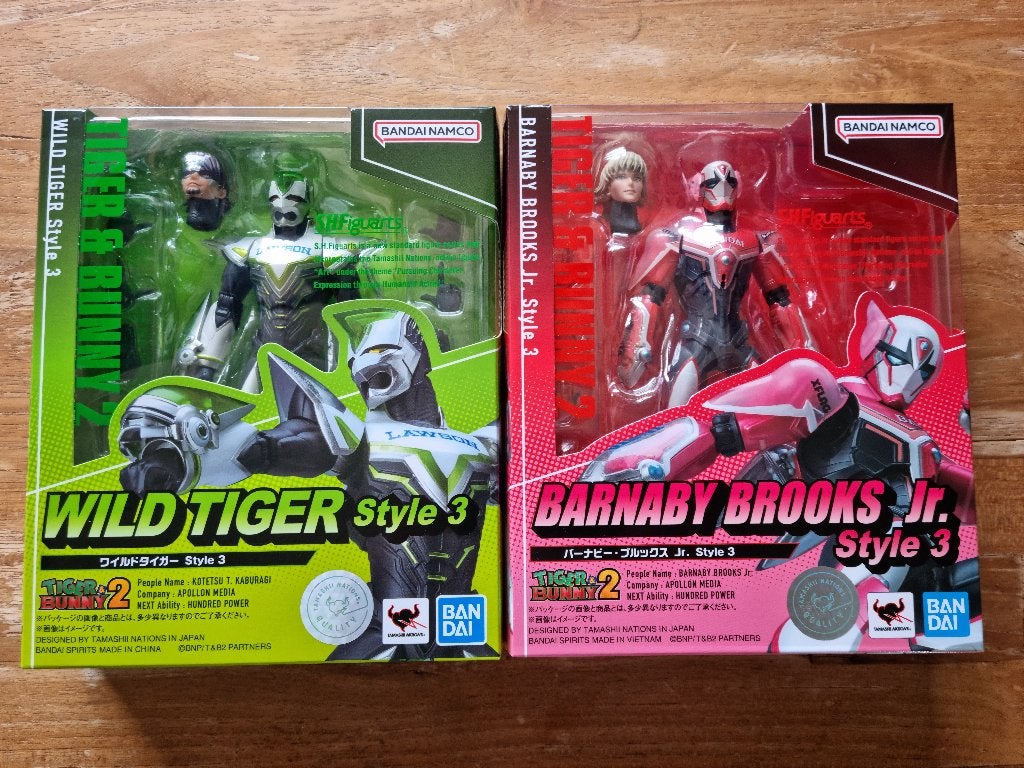 S.H.Figuarts Wild Tiger & Barnaby Brooks Jr. Style 3, Verzenden, Gebruikt