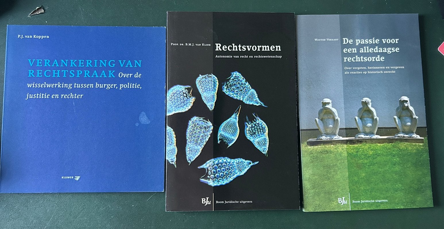3x oratie ( juridisch, hoogleraar VU Amsterdam), Ophalen, Gelezen