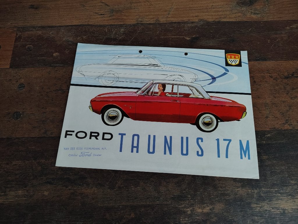 Folder: Ford Taunus 17M (1960), Verzenden, Opel