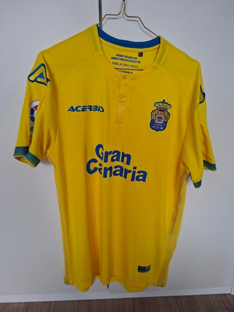 Voetbalshirt Las Palmas maat L - Gran Canaria, Ophalen of Verzenden, Zo goed als nieuw