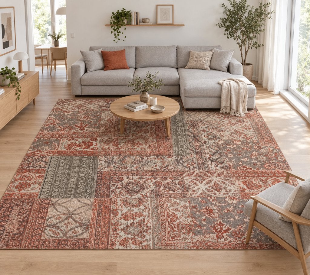 Desso Bonaparte Vintage vloerkleed, Ophalen, Gebruikt, Rood, 200 cm of meer