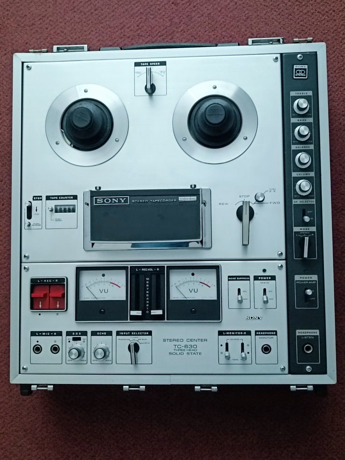 Sony recorder., Ophalen, Bandrecorder, Met stofkap