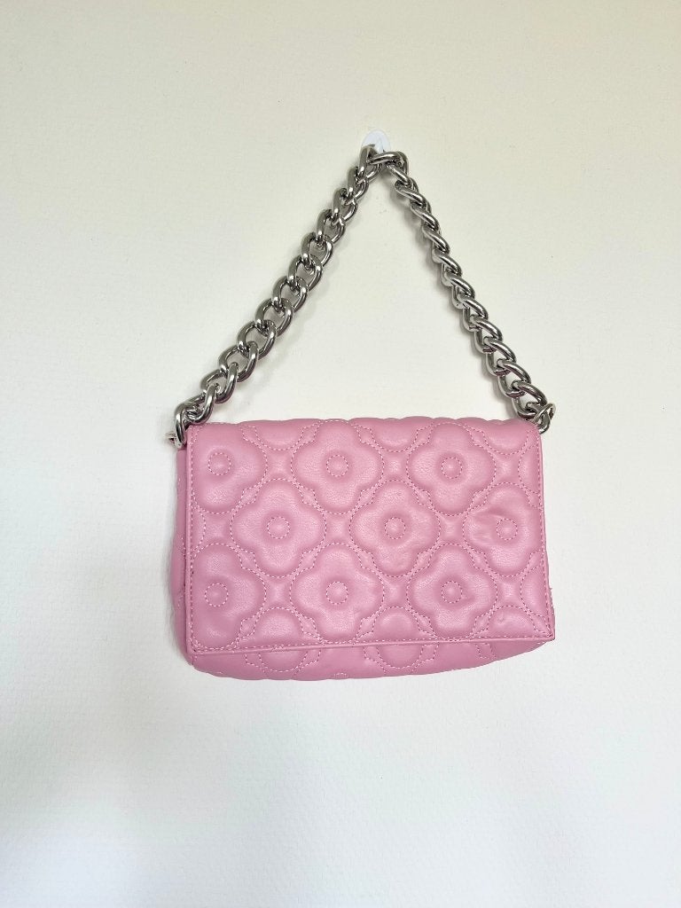 Bubble Pink Quilted Bag Coquette Y2K, Ophalen of Verzenden, Zo goed als nieuw, Roze, Handtas
