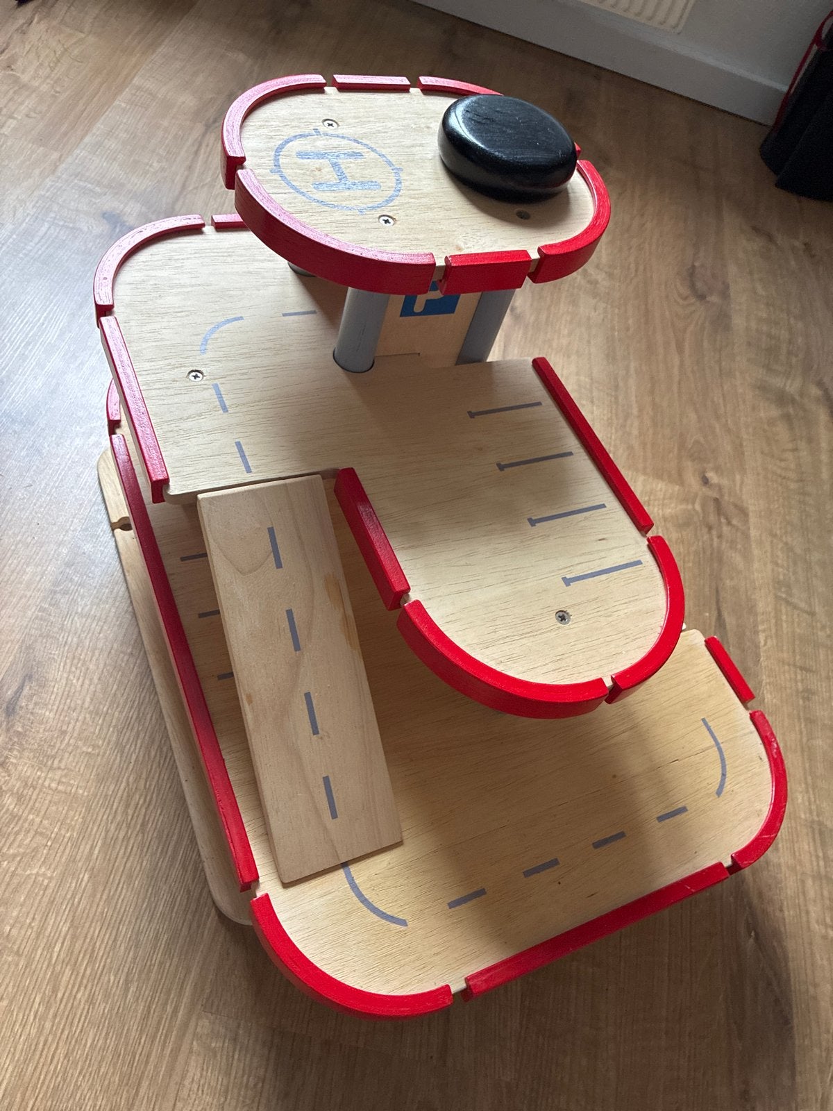 PlanCity Houten Garage - Zo goed als nieuw, Kinderen en Baby's, Speelgoed | Houten speelgoed, Ophalen of Verzenden, Zo goed als nieuw