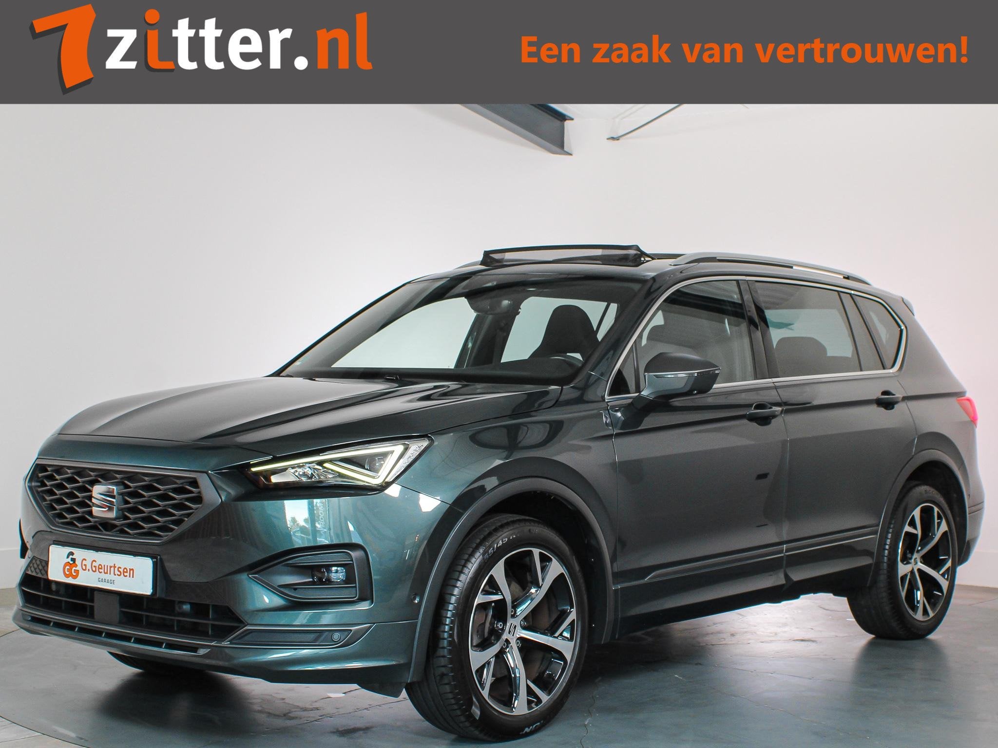 SEAT Tarraco 1.5 TSI FR 7-Persoons Panoramadak, Trekhaak, St, Voorwielaandrijving, Stof, 4 cilinders, 150 pk