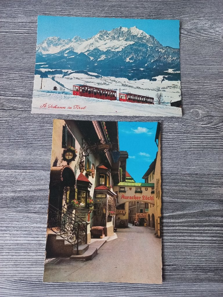 Antieke kaarten met gekartelde rand Tirol, Ophalen of Verzenden, 1960 tot 1980, Ongelopen, Oostenrijk