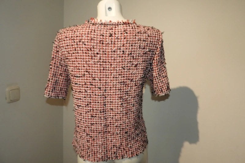 Marccain truitje soort boucle look multi color N2/S, Zo goed als nieuw, Maat 36 (S), Marccain, Meerkleurig