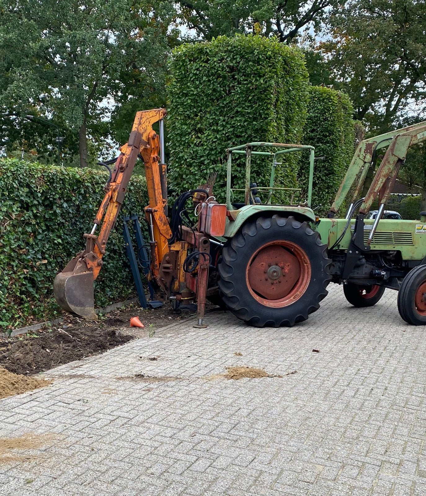 Kraan voor in de hef., Ophalen, Gebruikt