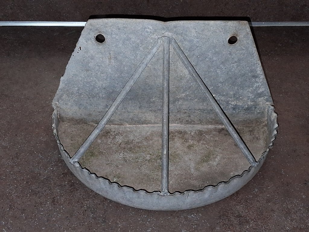 Vintage zinken kippen voerbak, Ophalen of Verzenden, Drinken en Voederen