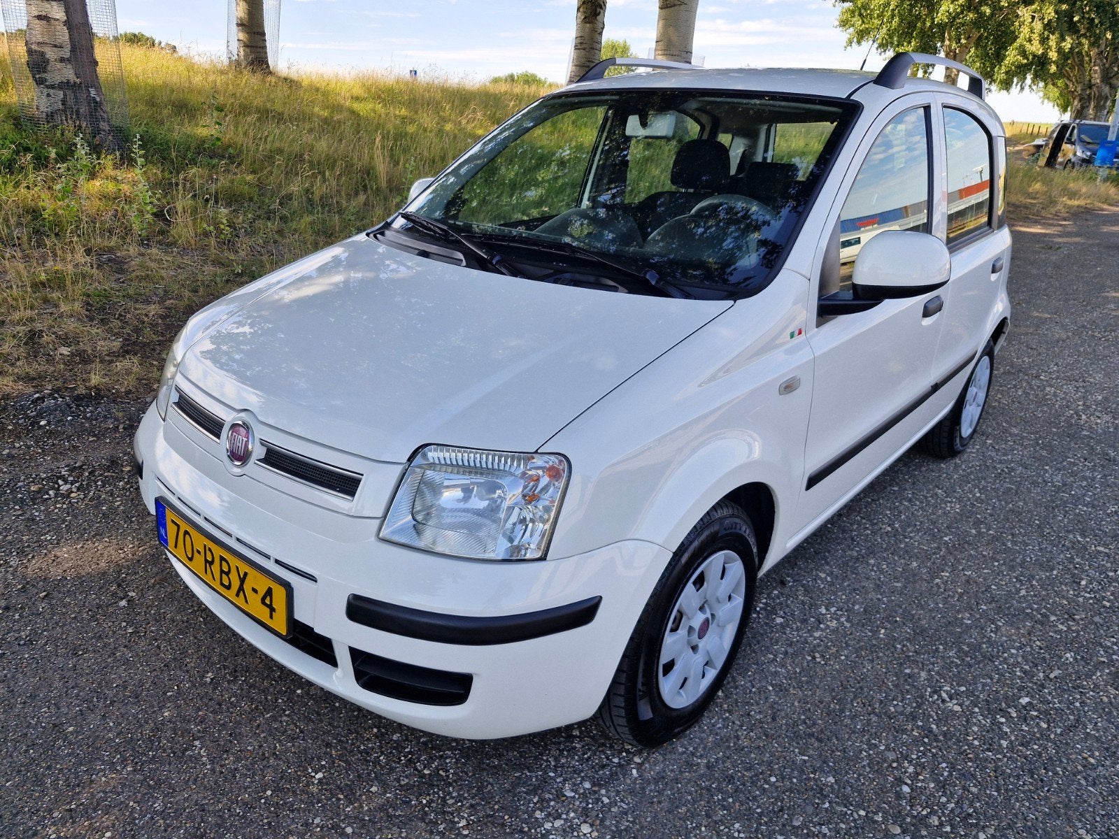 Fiat Panda 1.2 2011 5 drs, airco., Stof, Wit, Origineel Nederlands, Bedrijf