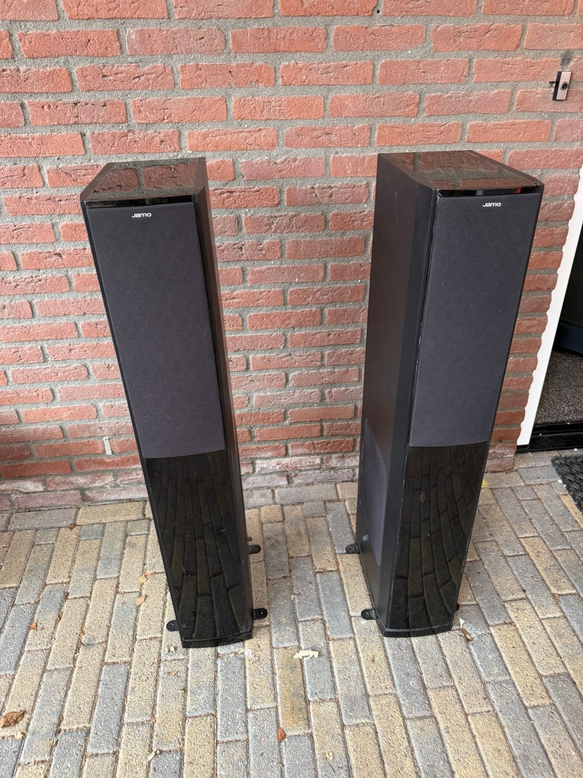 Jamo s606 luidsprekers, Ophalen, Zo goed als nieuw, 60 tot 120 watt, Front, Rear of Stereo speakers