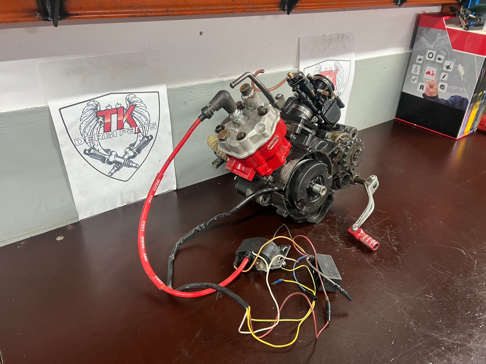 Derbi euro 2 ot blok 80cc, Gebruikt, 80cc airsal, Blok, Ophalen of Verzenden