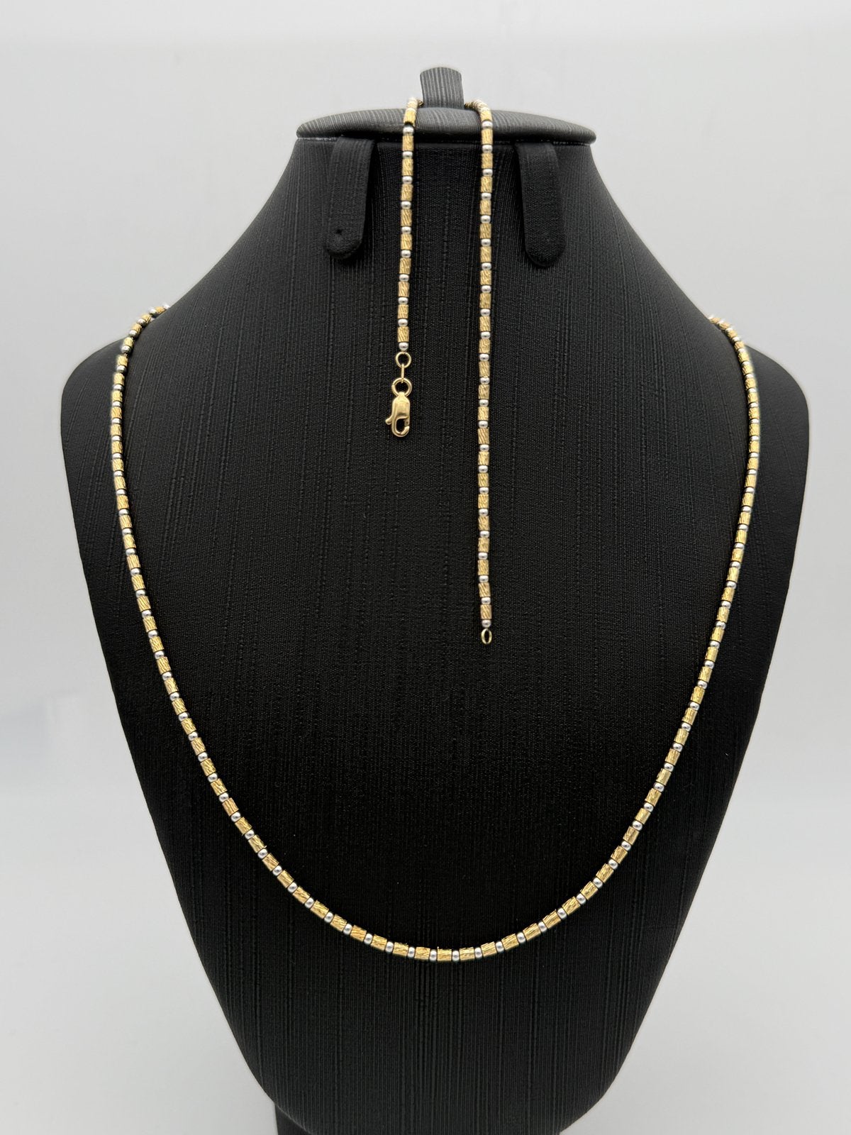 Prachtig ketting met armband set 1.7 mm- 21 cm, 50 cm, Nieuw, Ophalen of Verzenden, Nvt, Nvt