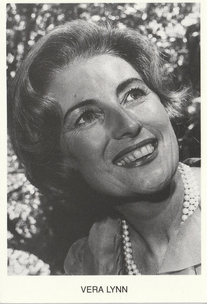 Kaart Vera Lynn, Verzenden, Ongelopen, Sterren en Beroemdheden