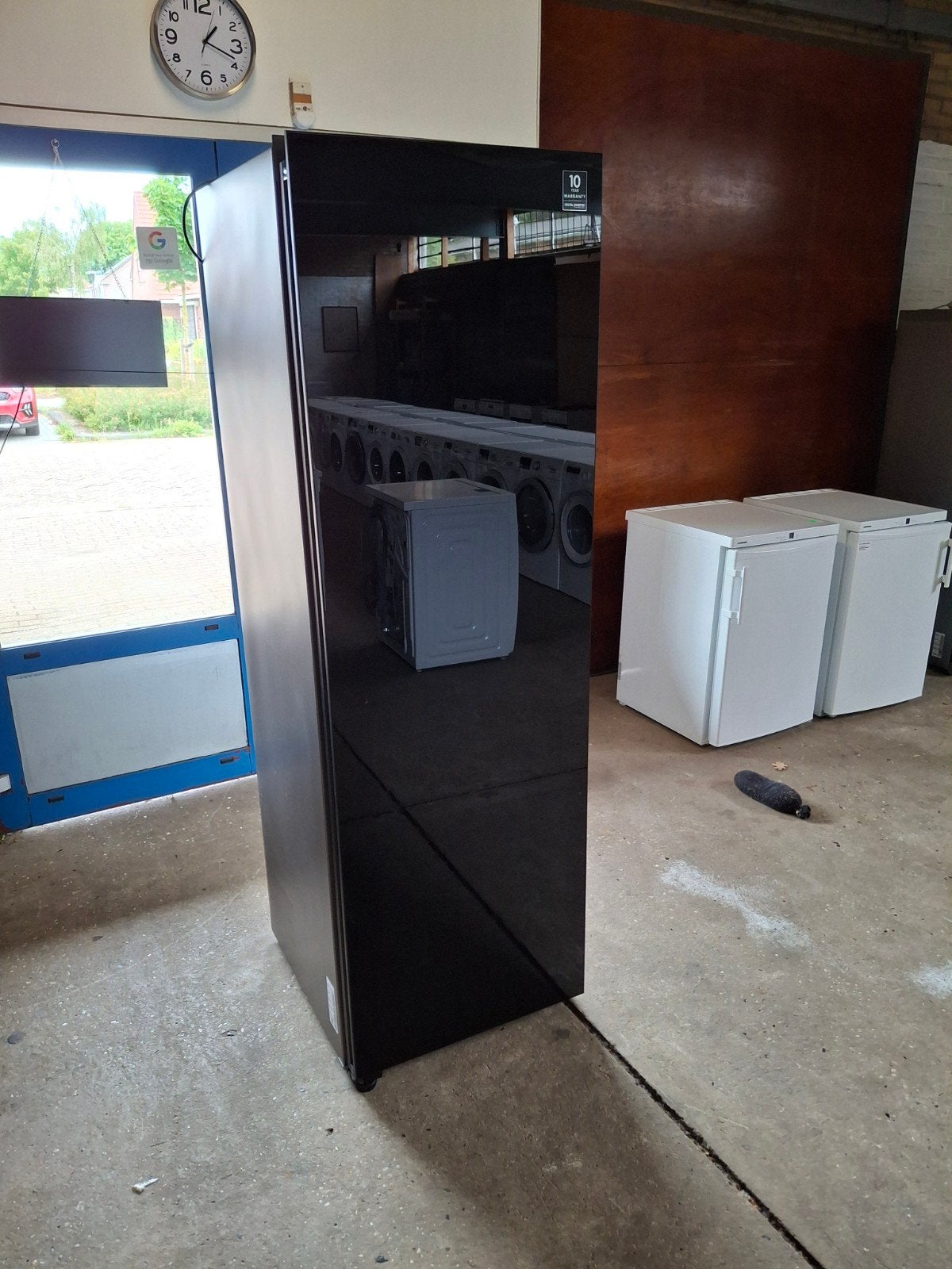 Samsung RZ32A748522 Vriezer Zwart - Zo goed als nieuw, Samsung, 200 liter of meer, Met aparte vriezer, Zo goed als nieuw