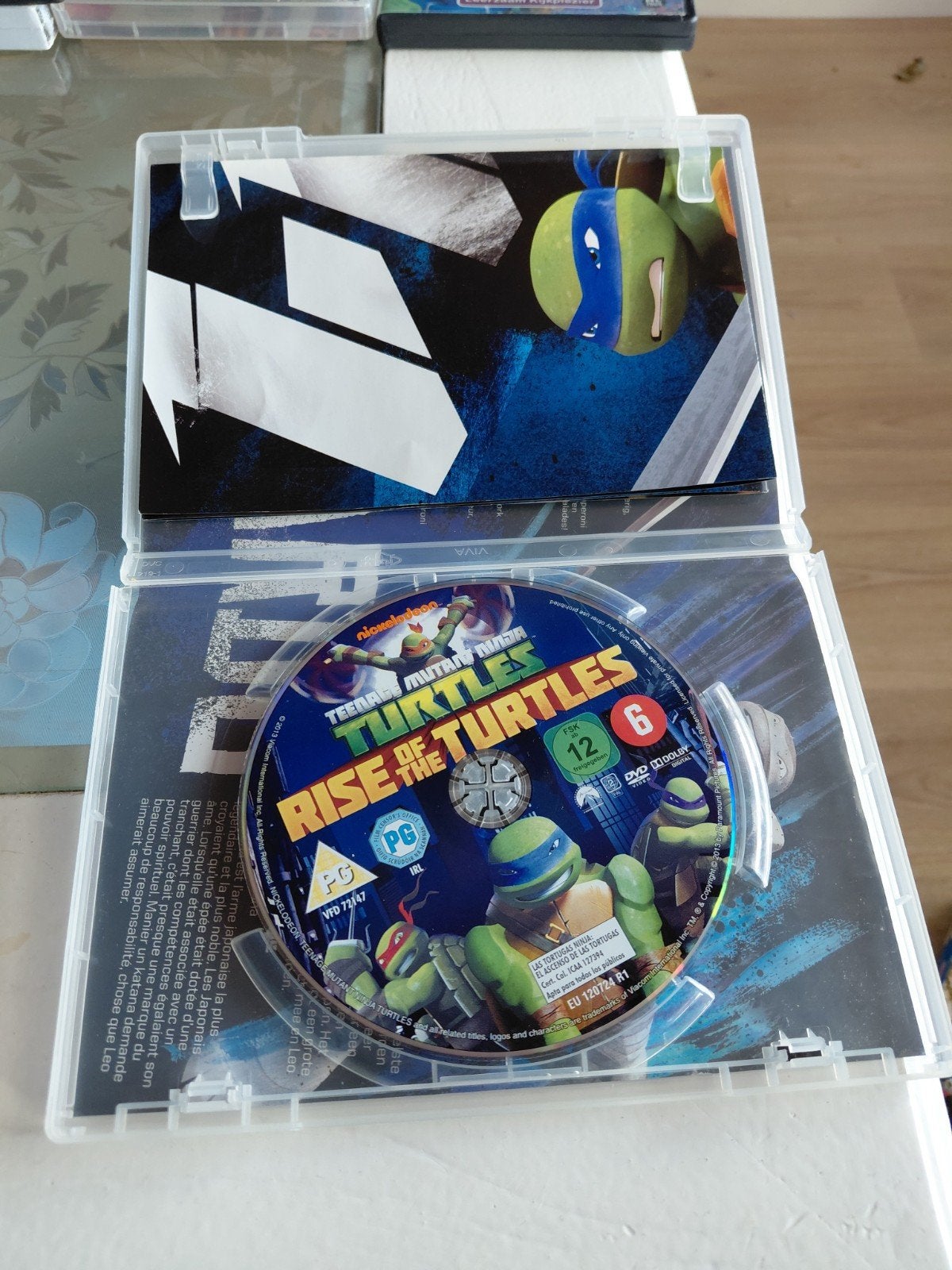 Teenage Mutant Ninja Turtles opkomst van de turtles dvd., Animatie, Ophalen of Verzenden, Zo goed als nieuw, Alle leeftijden