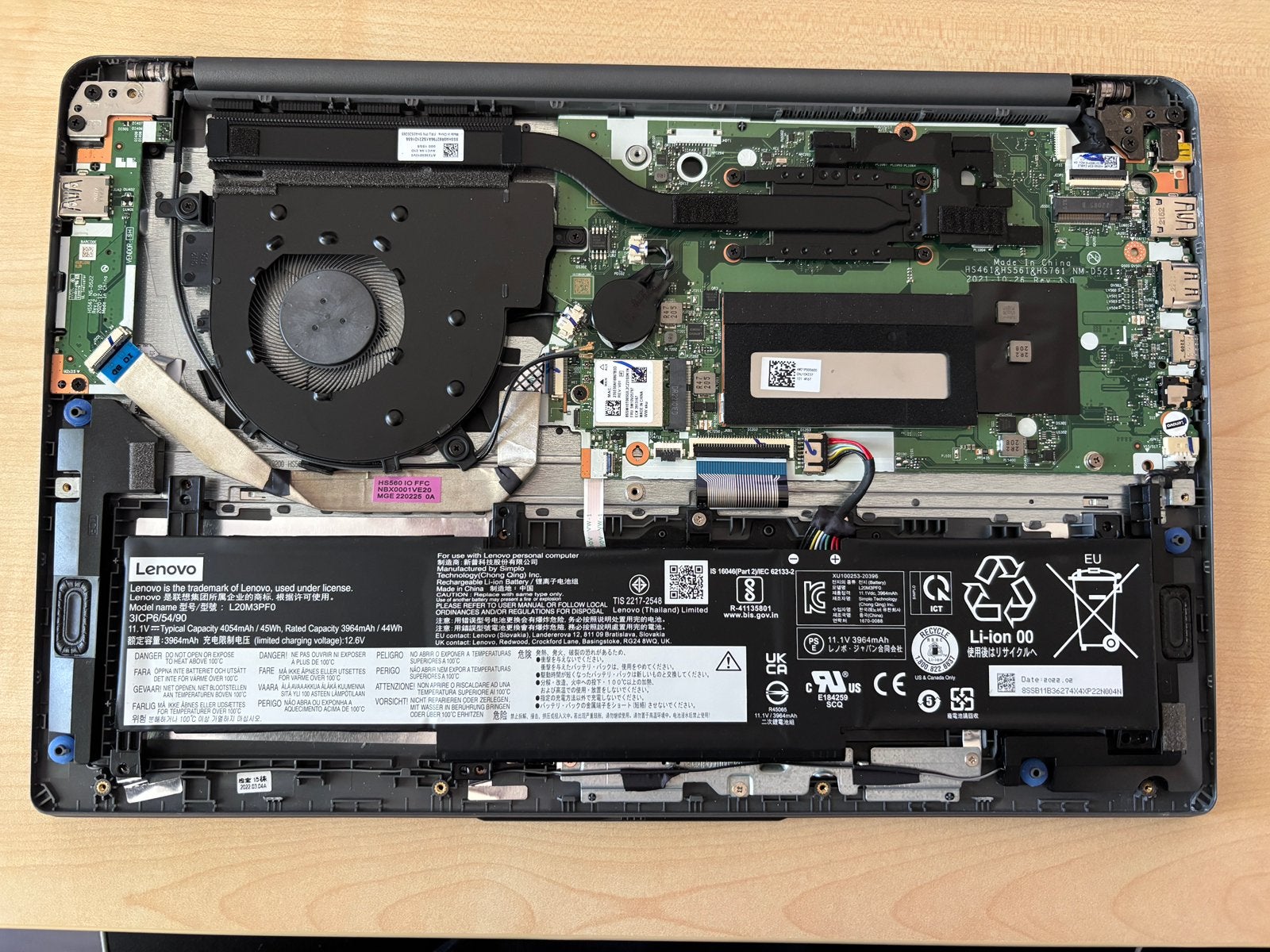 Onderdelen Lenovo IdeaPad 3 15ALC6, Computers en Software, Ophalen of Verzenden, Gebruikt, AMD