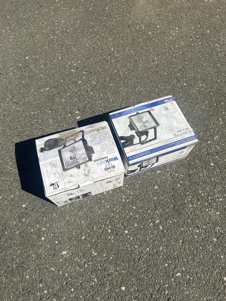 Nieuwe 400 Watt Bouwlampen - Promax Professional, Ophalen of Verzenden, Nieuw, 200 tot 500 watt, Lamp met armatuur